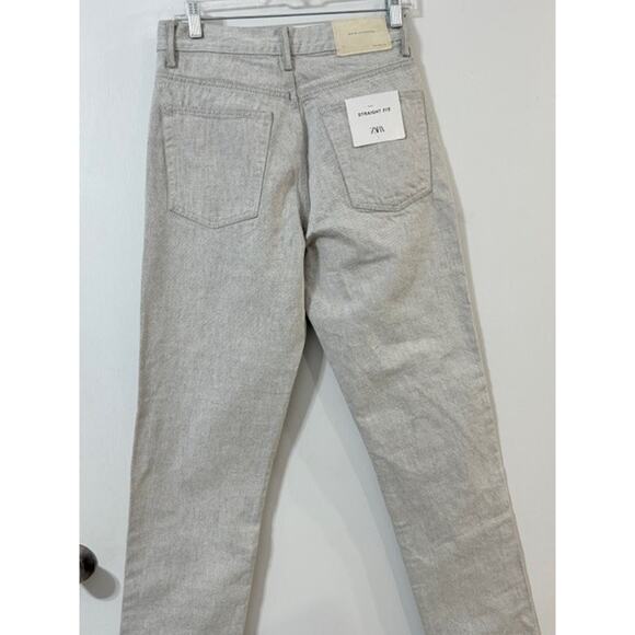 NWT ZARA Men's Button Fly Straight Fit Jeans - Size 28 - Picture 16 of 16